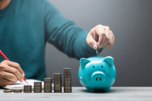 Banking for businesses piggy bank